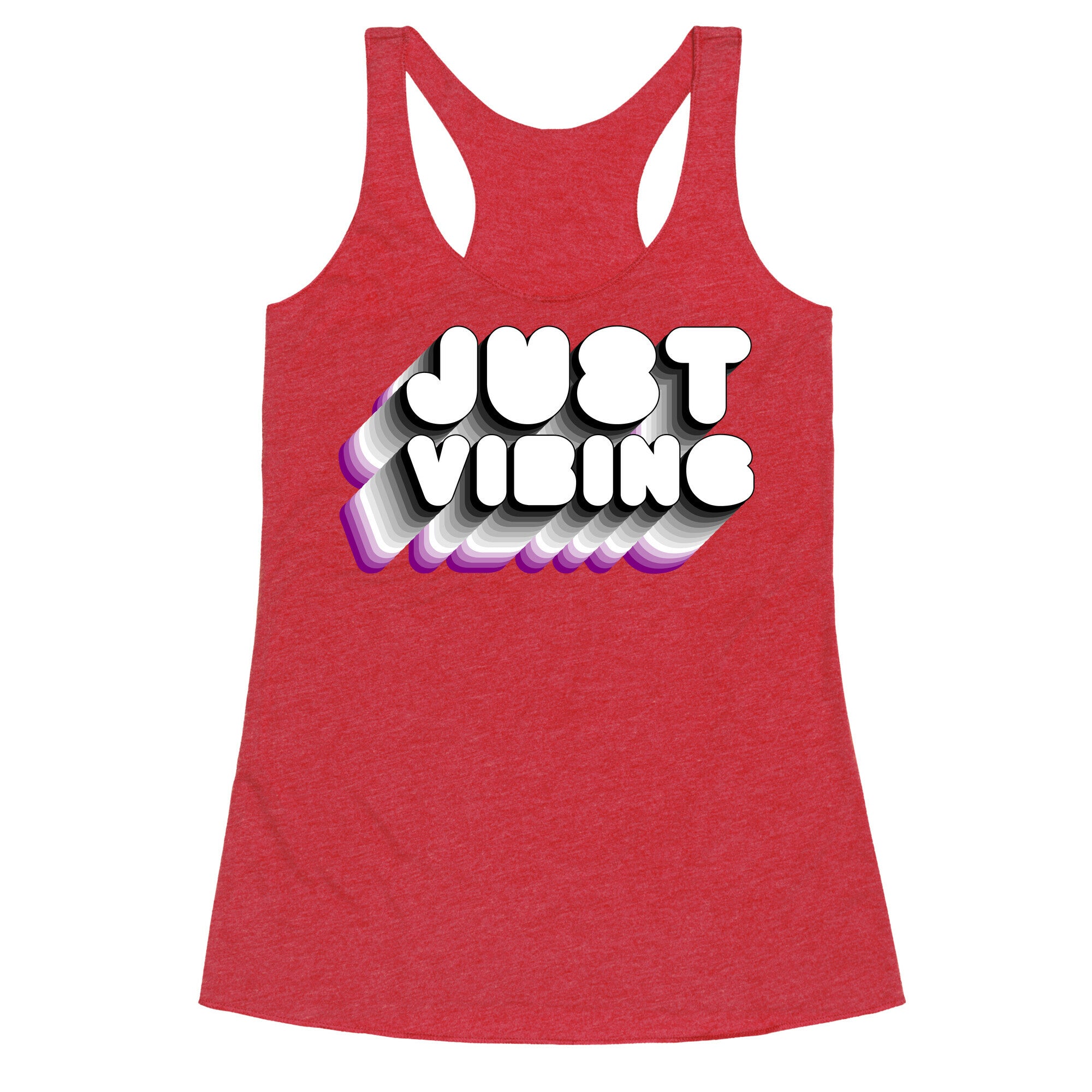 Just Vibing (Ace Pride) Racerback Tank