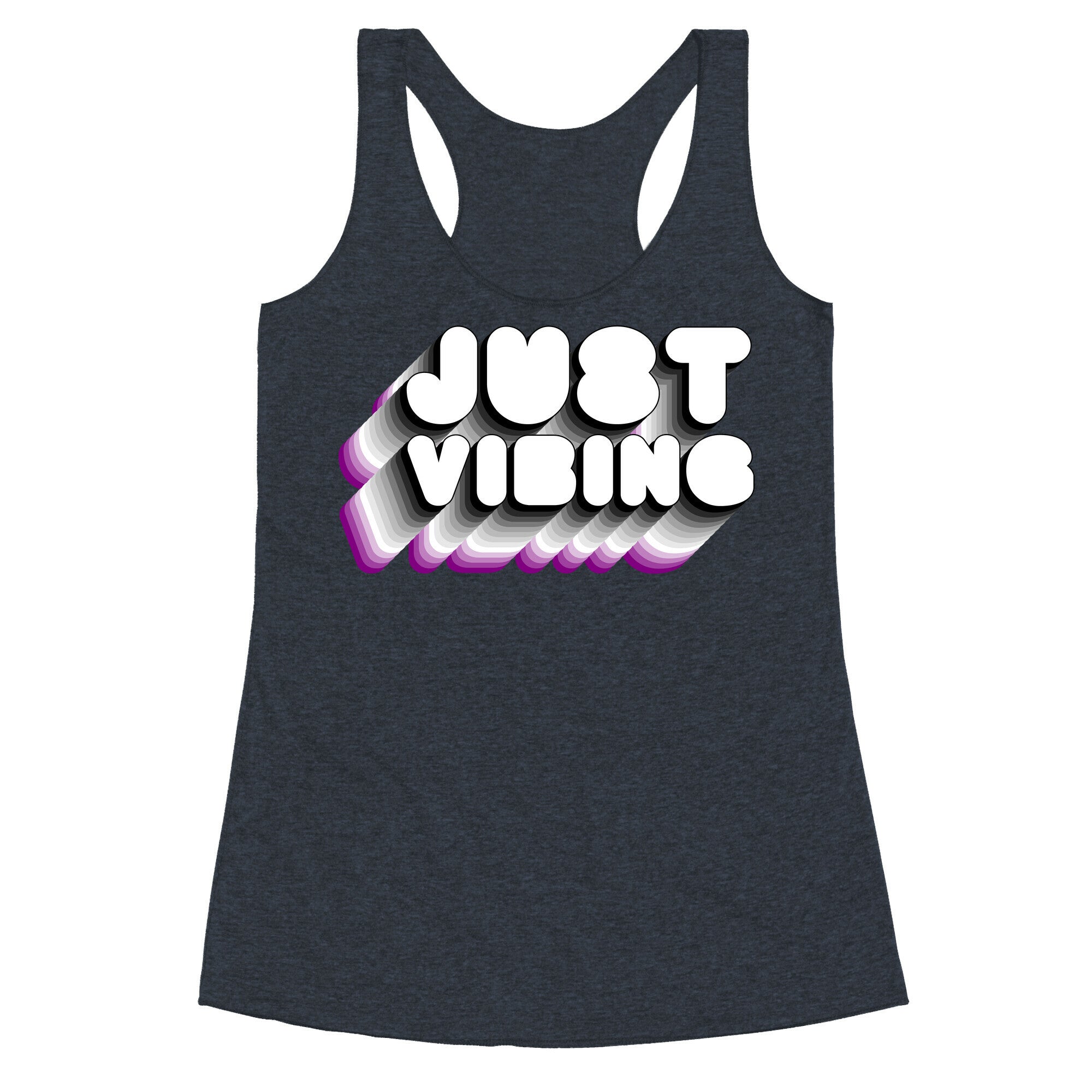 Just Vibing (Ace Pride) Racerback Tank