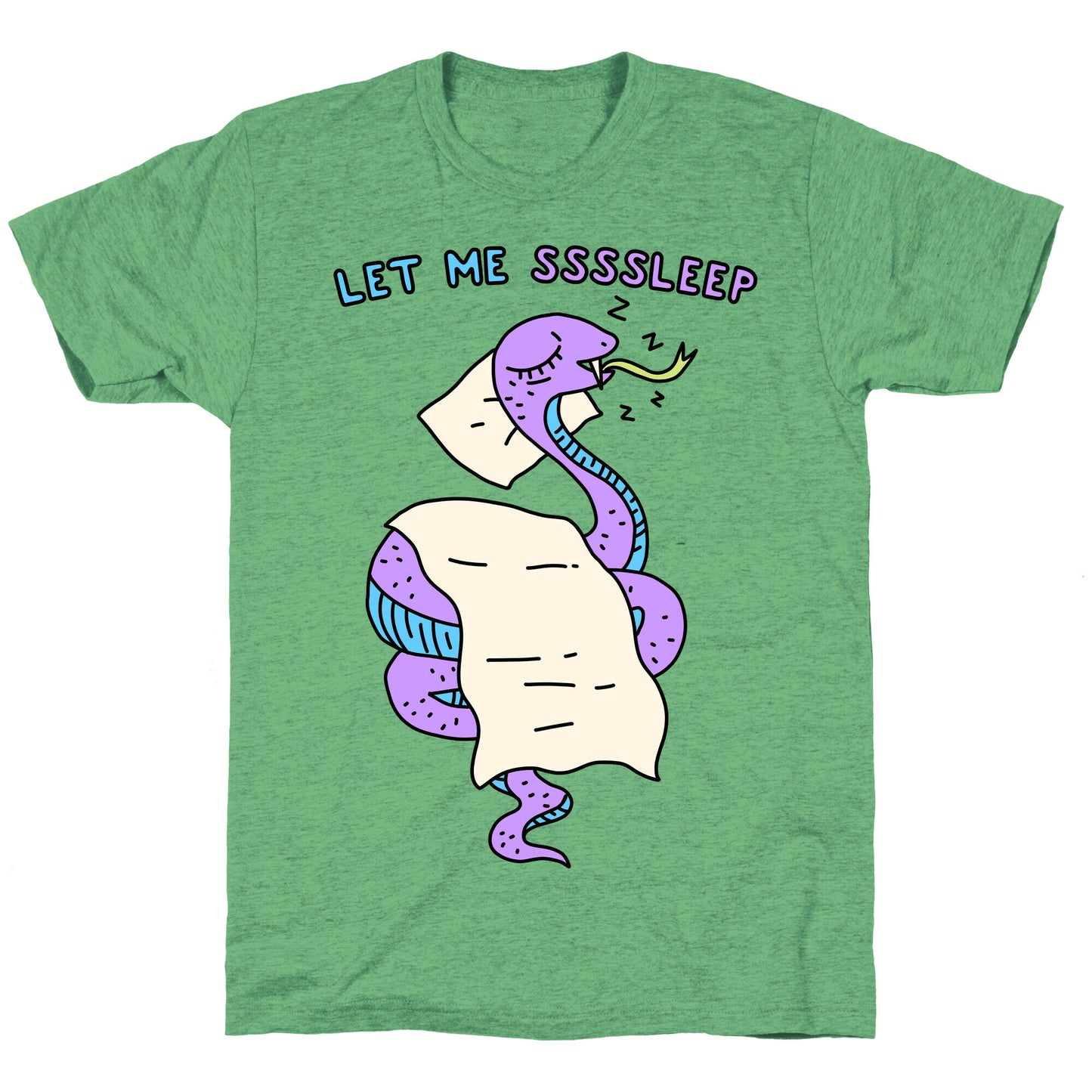 Let Me Ssssleep Snake Unisex Triblend Tee