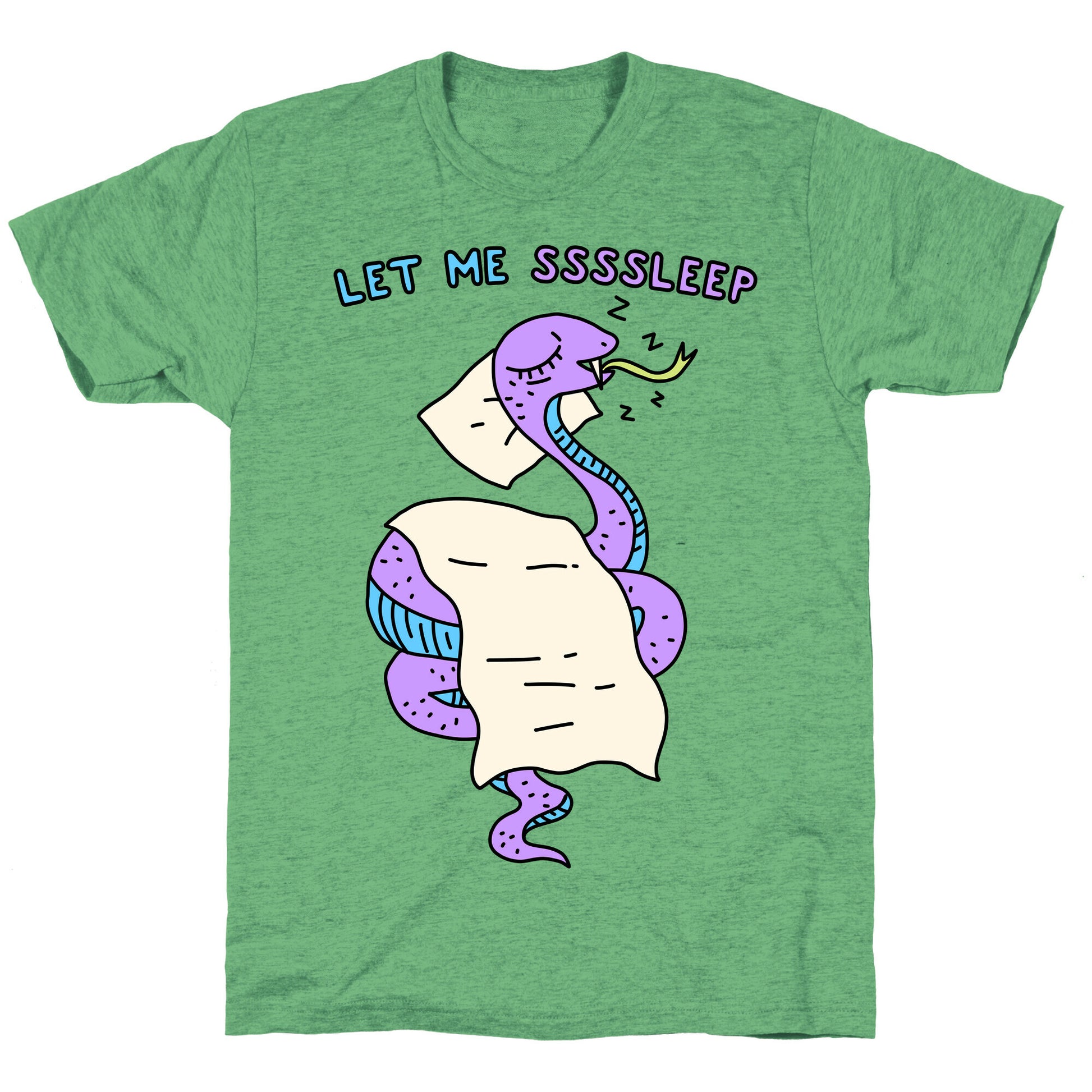 Let Me Ssssleep Snake Unisex Triblend Tee