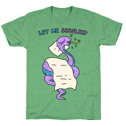 Let Me Ssssleep Snake Unisex Triblend Tee