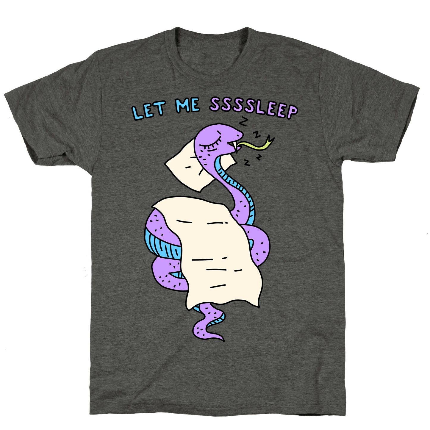 Let Me Ssssleep Snake Unisex Triblend Tee