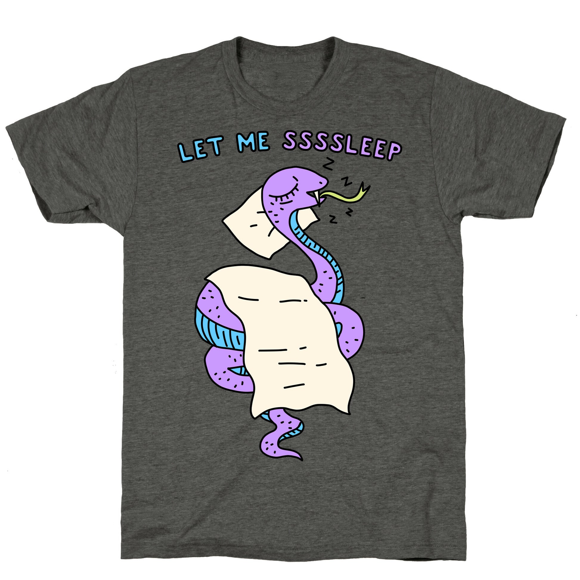 Let Me Ssssleep Snake Unisex Triblend Tee