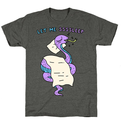 Let Me Ssssleep Snake Unisex Triblend Tee