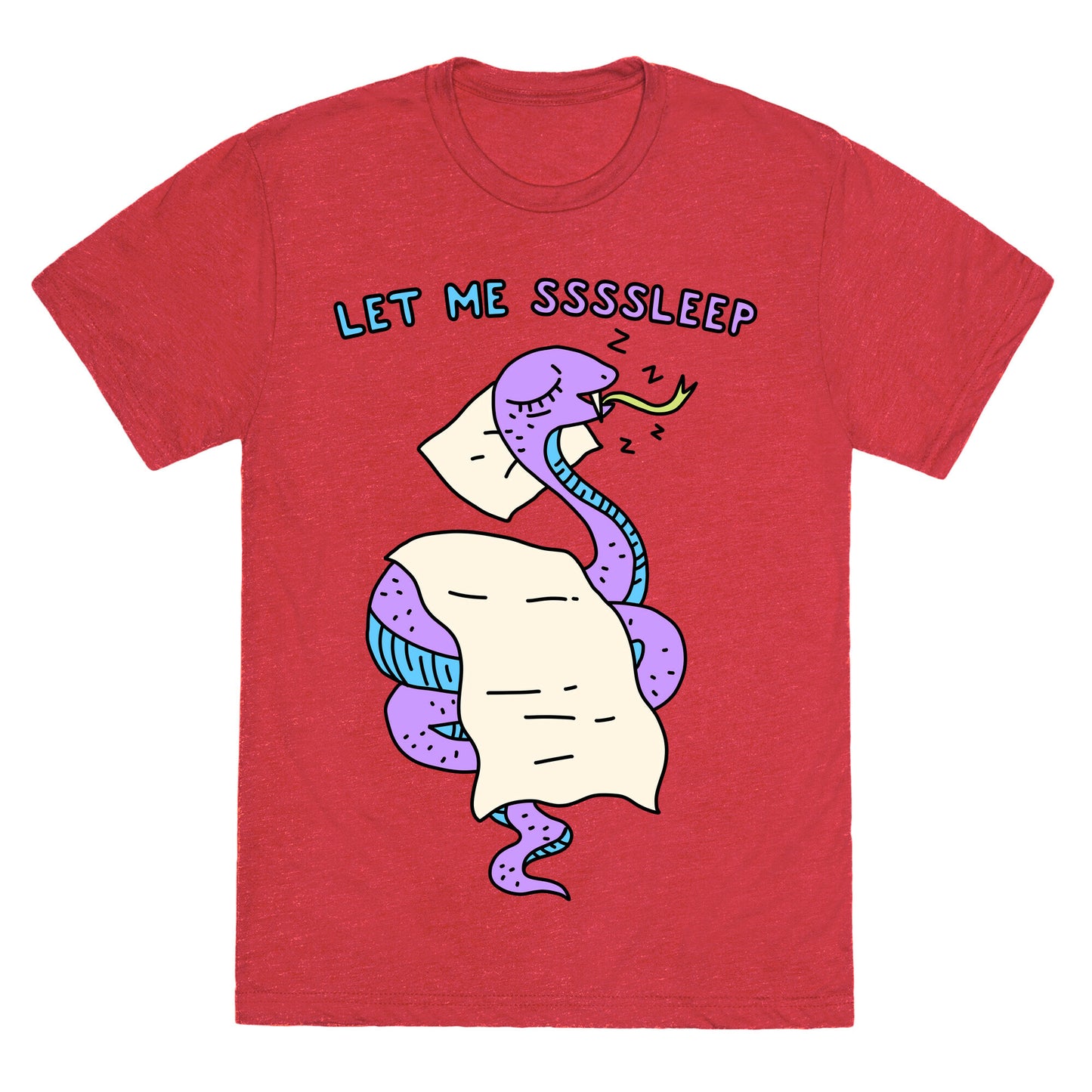 Let Me Ssssleep Snake Unisex Triblend Tee