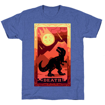 Death Dino Tarot Unisex Triblend Tee
