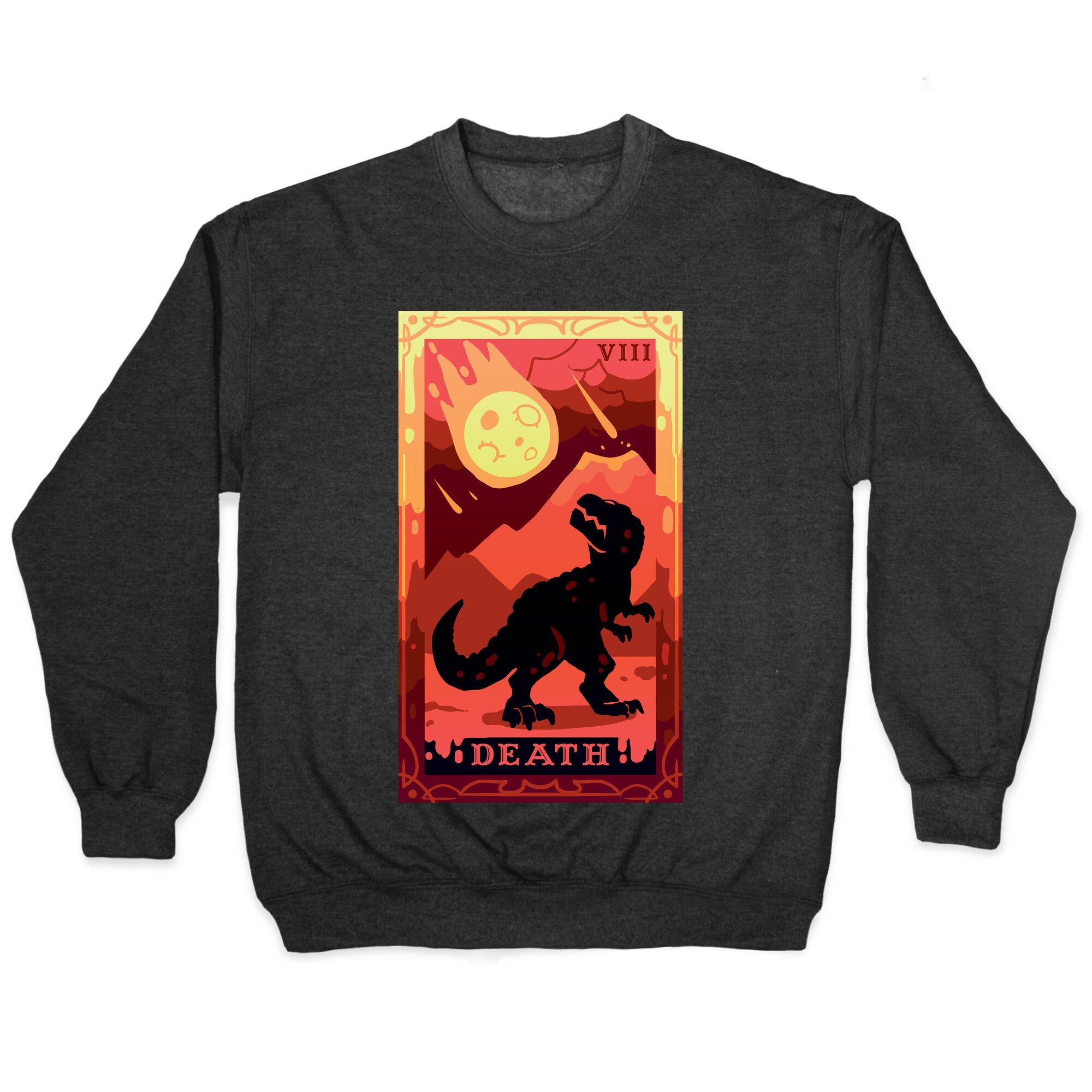 Death Dino Tarot Crewneck Sweatshirt