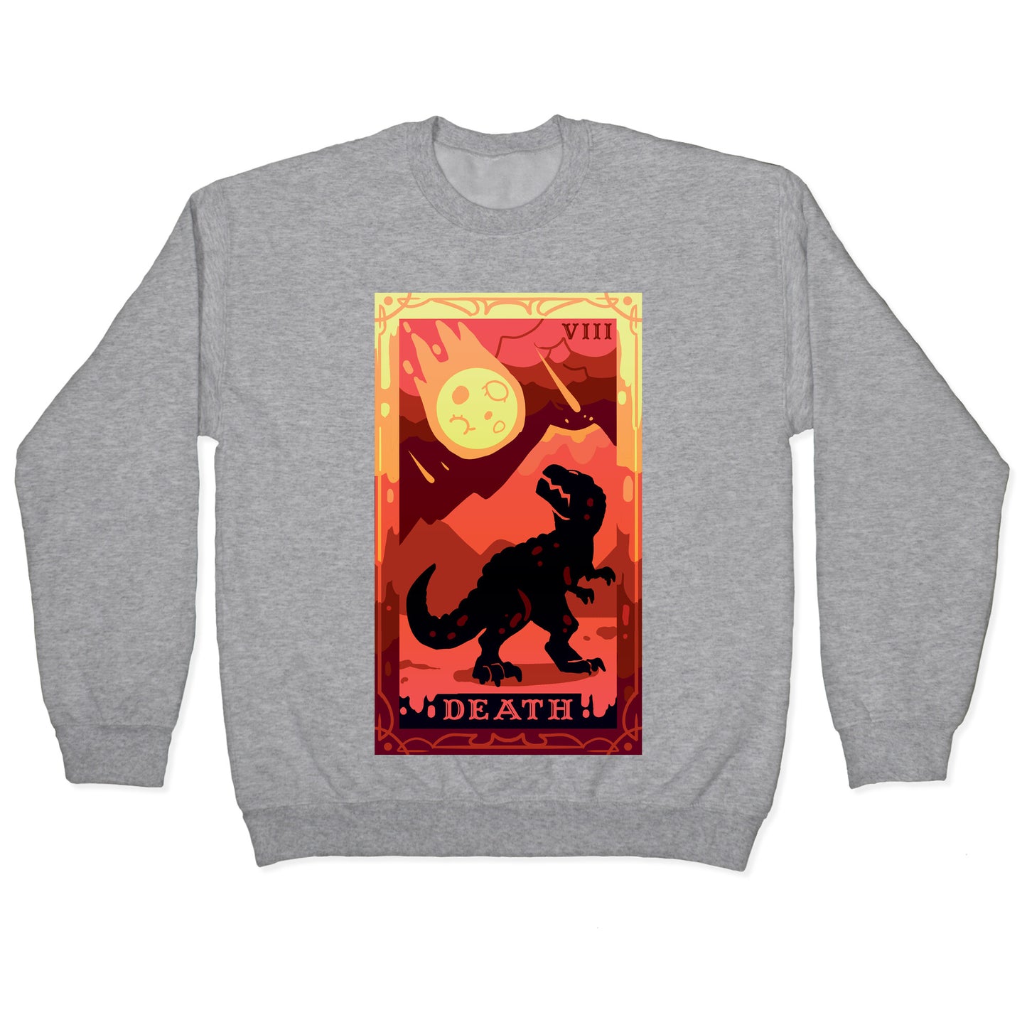 Death Dino Tarot Crewneck Sweatshirt