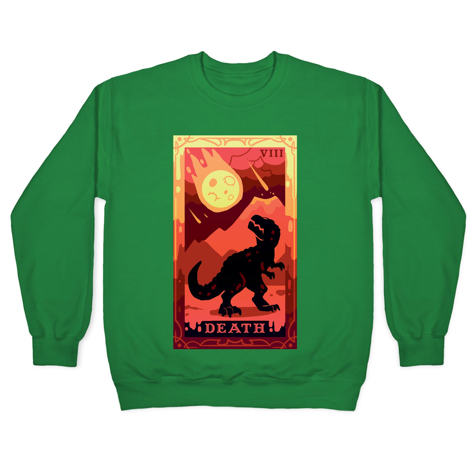 Death Dino Tarot Crewneck Sweatshirt