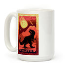 Death Dino Tarot Coffee Mug