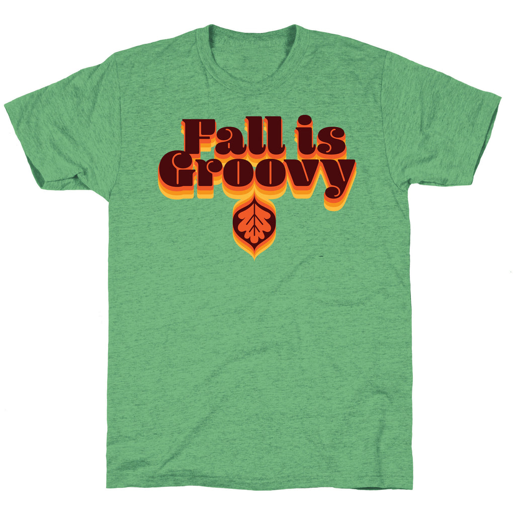 Fall Is Groovy Unisex Triblend Tee