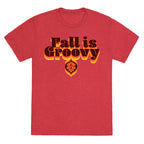 Fall Is Groovy Unisex Triblend Tee