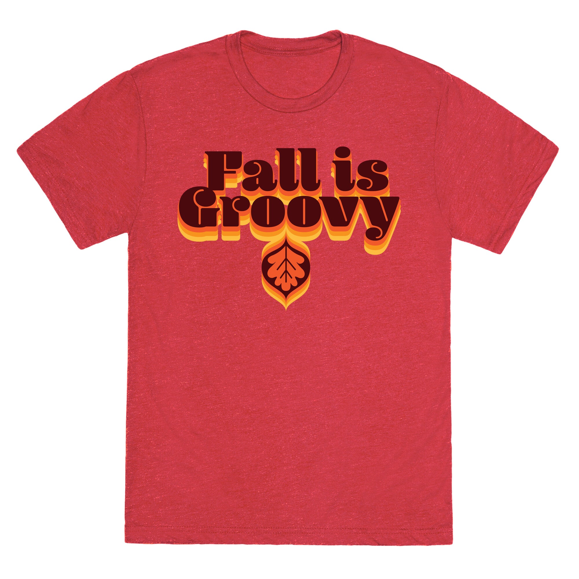 Fall Is Groovy Unisex Triblend Tee