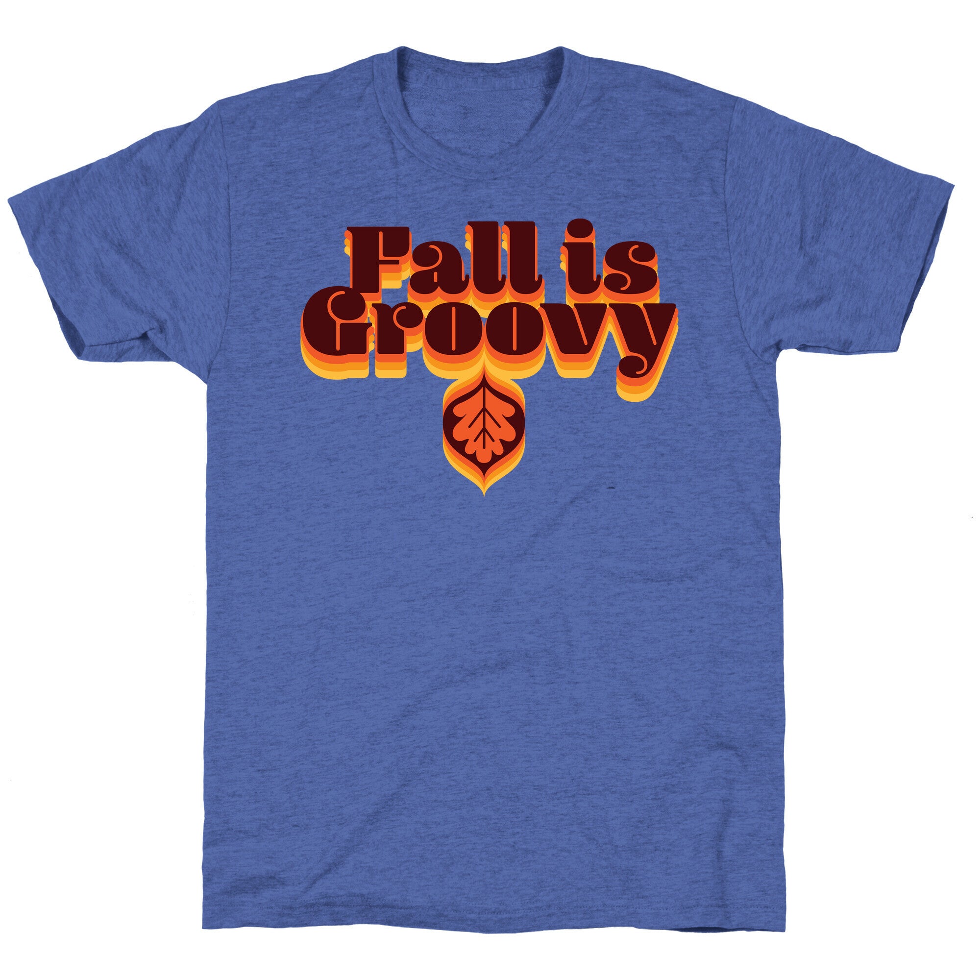 Fall Is Groovy Unisex Triblend Tee