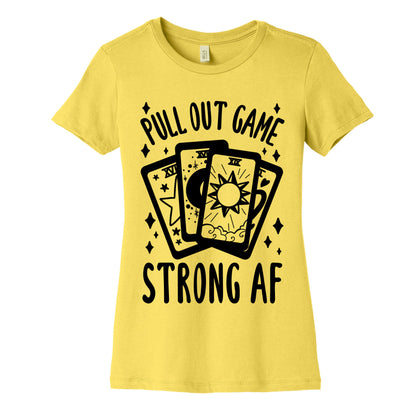 Tarot Pull Out Game Strong AF Women's Cotton Tee