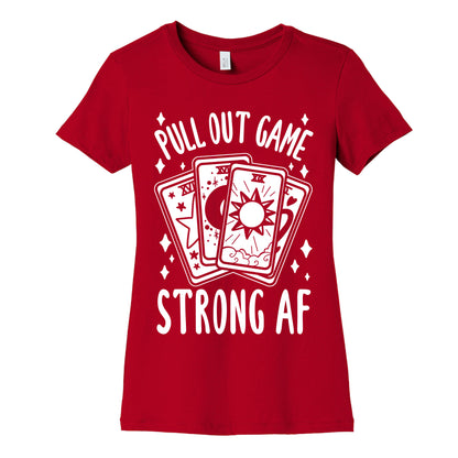 Tarot Pull Out Game Strong AF Women's Cotton Tee