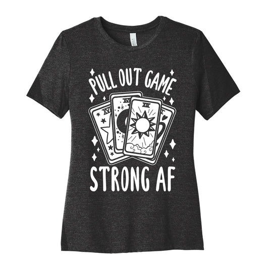 Tarot Pull Out Game Strong AF Women's Cotton Tee