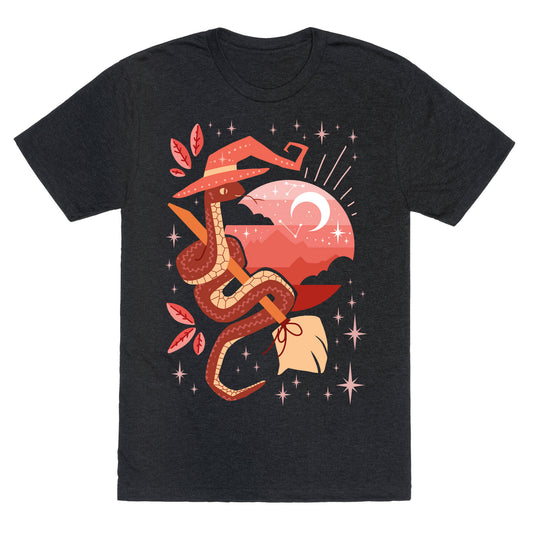 Midcentury Modern Witch Snake Unisex Triblend Tee