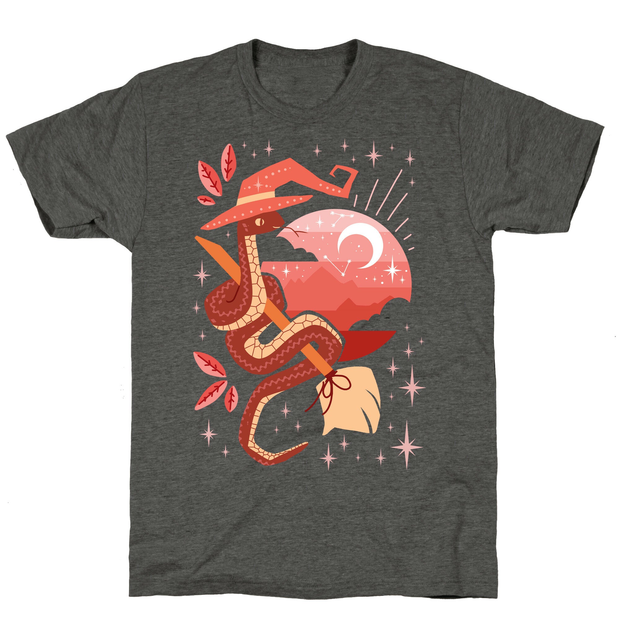 Midcentury Modern Witch Snake Unisex Triblend Tee