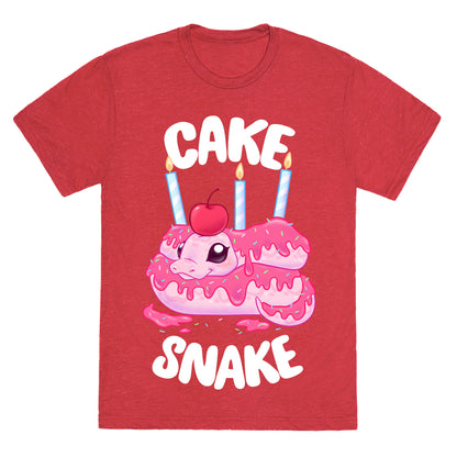 Cake Snake Unisex Triblend Tee