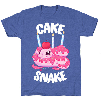 Cake Snake Unisex Triblend Tee