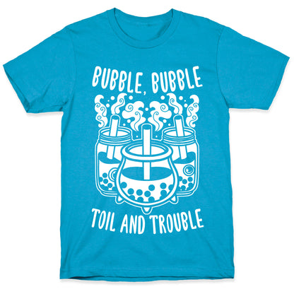 Bubble, Bubble Toil And Trouble Boba Unisex Triblend Tee