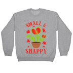 Small And Snappy Crewneck Sweatshirt