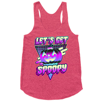 Retrowave Let's Get Spoopy Racerback Tank