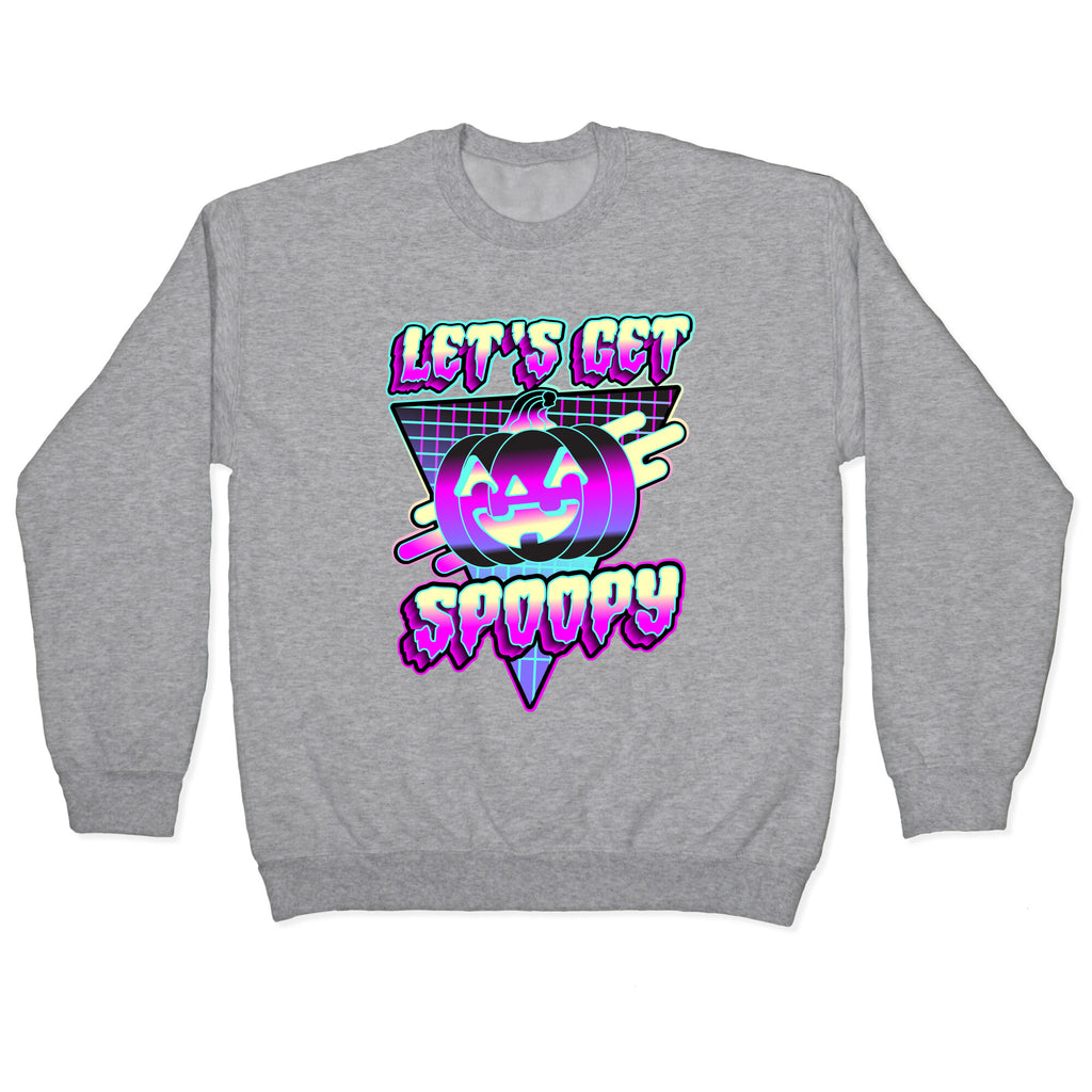 Retrowave Let's Get Spoopy Crewneck Sweatshirt
