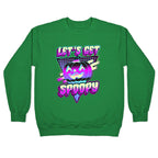 Retrowave Let's Get Spoopy Crewneck Sweatshirt
