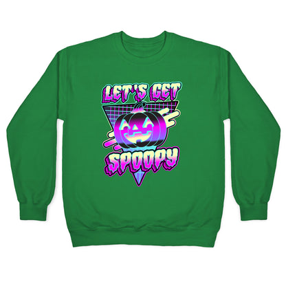 Retrowave Let's Get Spoopy Crewneck Sweatshirt