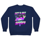 Retrowave Let's Get Spoopy Crewneck Sweatshirt