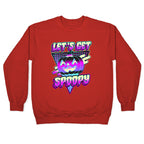 Retrowave Let's Get Spoopy Crewneck Sweatshirt