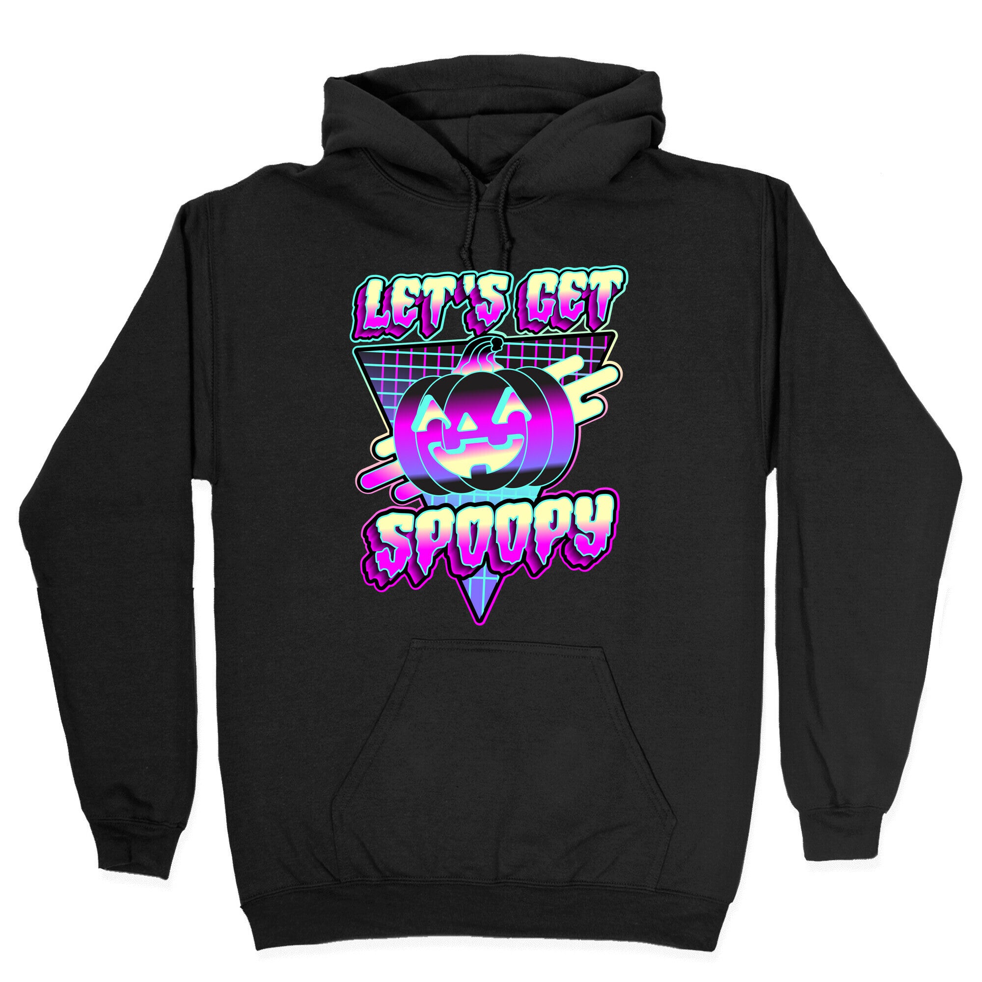 Retrowave Let's Get Spoopy Hoodie