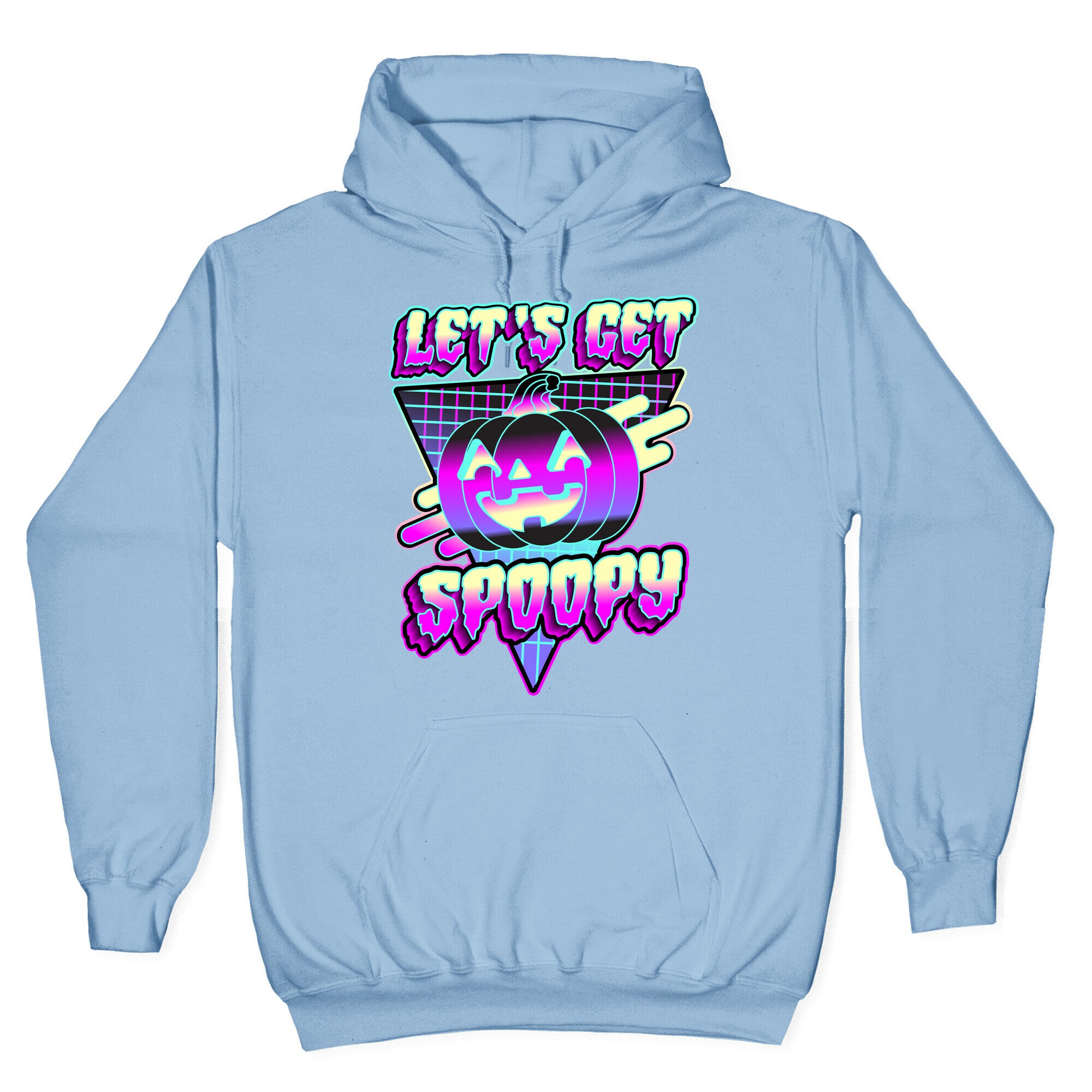 Retrowave Let's Get Spoopy Hoodie