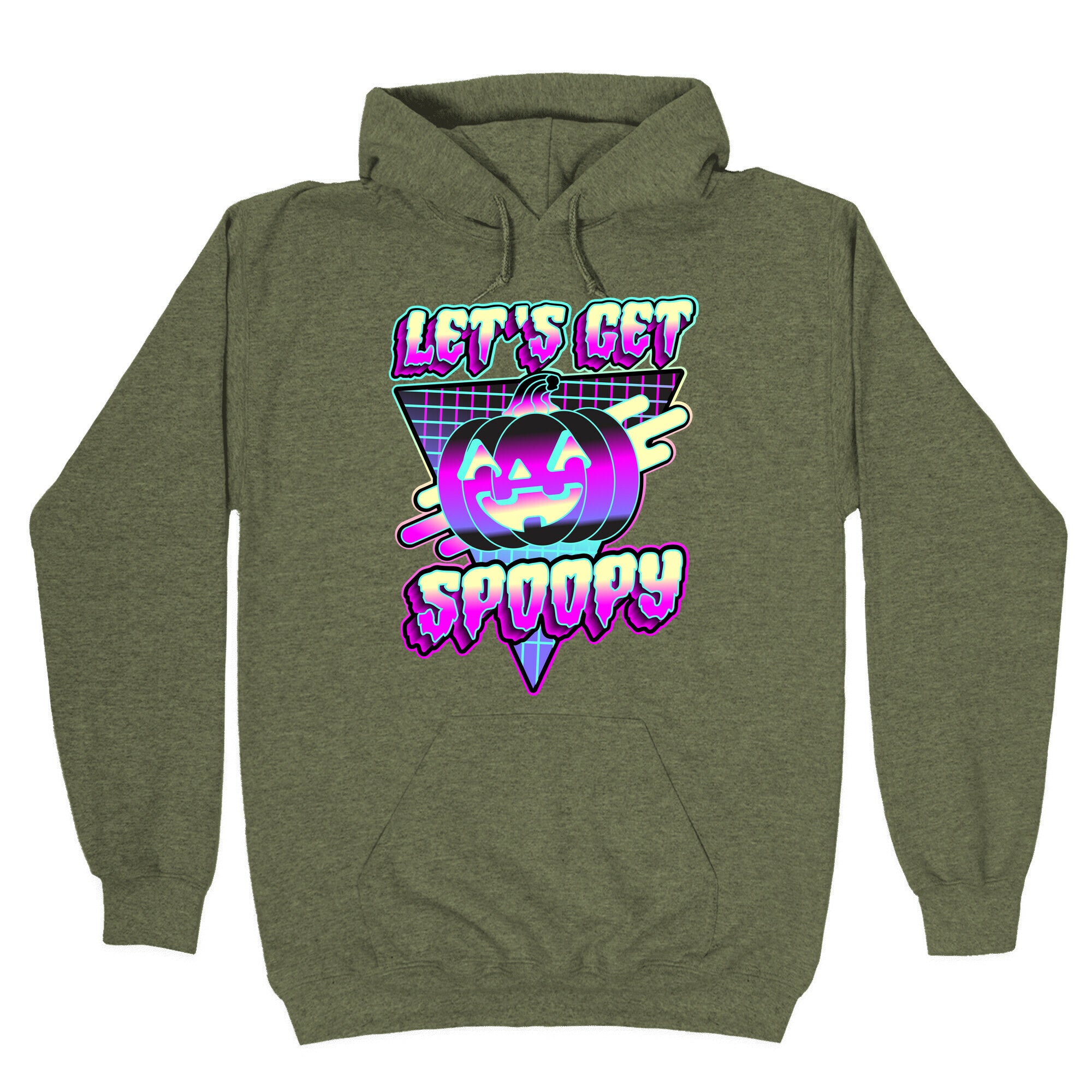 Retrowave Let's Get Spoopy Hoodie