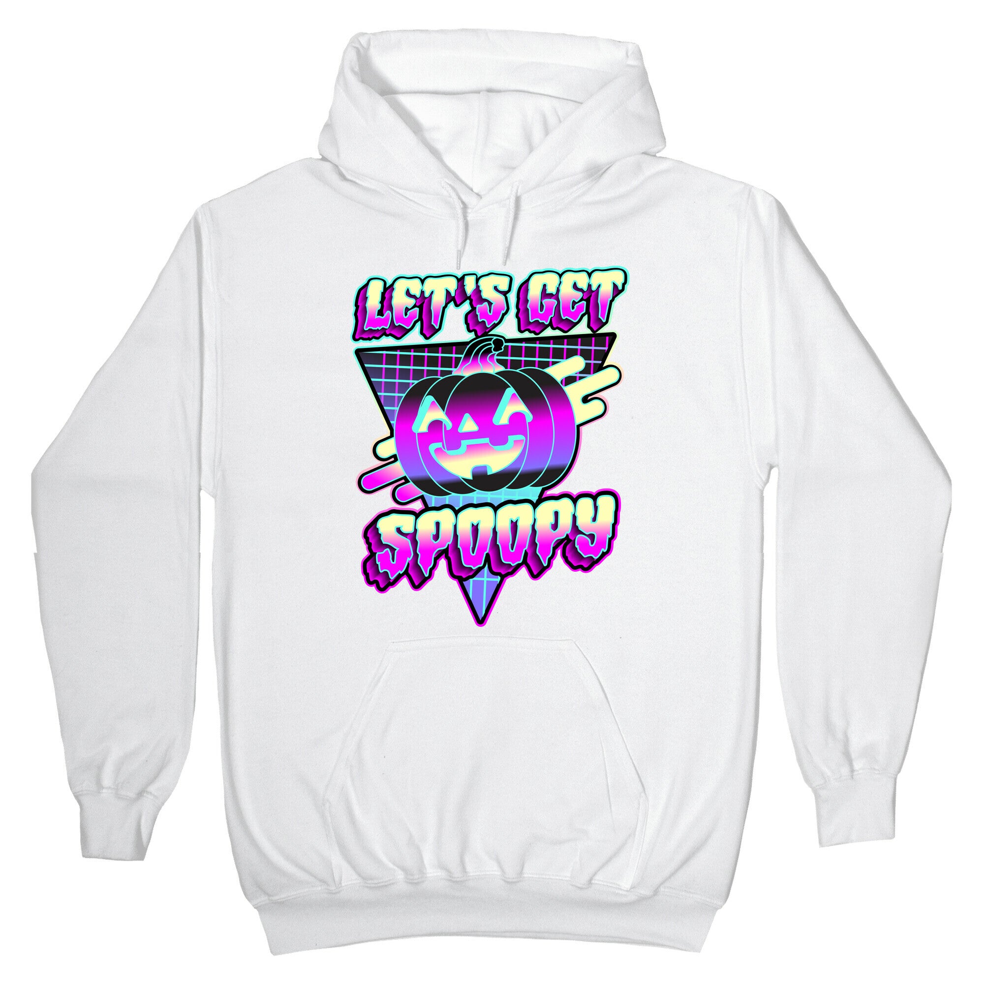 Retrowave Let's Get Spoopy Hoodie