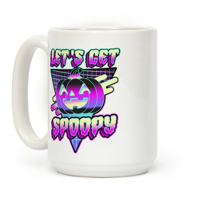 Retrowave Let's Get Spoopy Coffee Mug