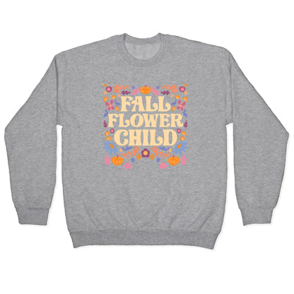 Fall Flower Child Crewneck Sweatshirt