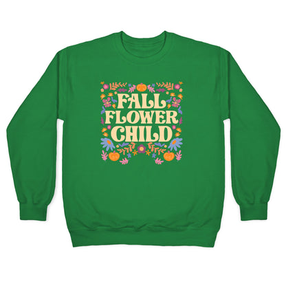 Fall Flower Child Crewneck Sweatshirt