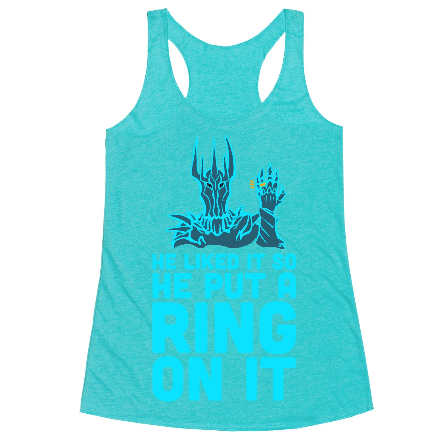 He Liked It So He Put a Ring on It! Racerback Tank