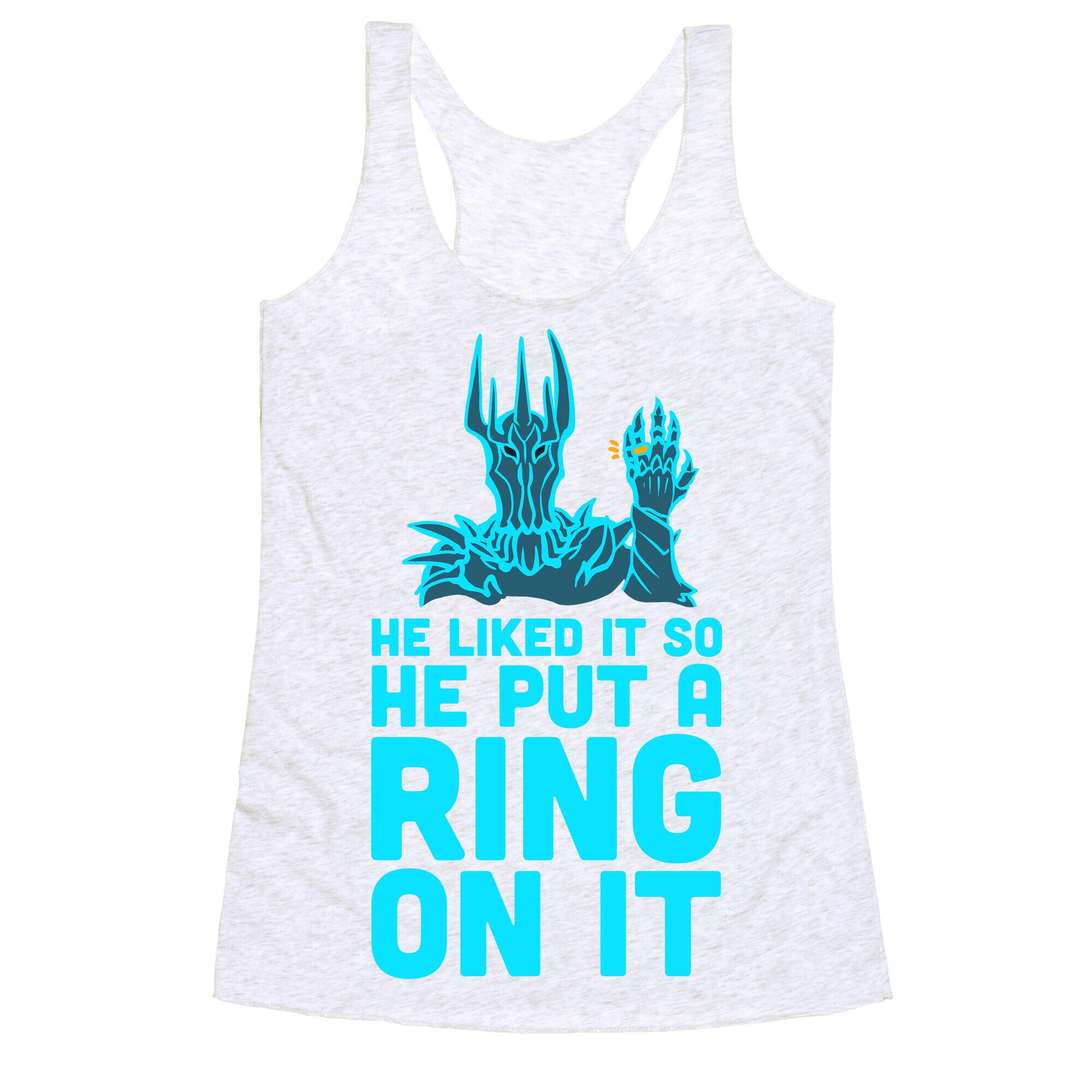 He Liked It So He Put a Ring on It! Racerback Tank