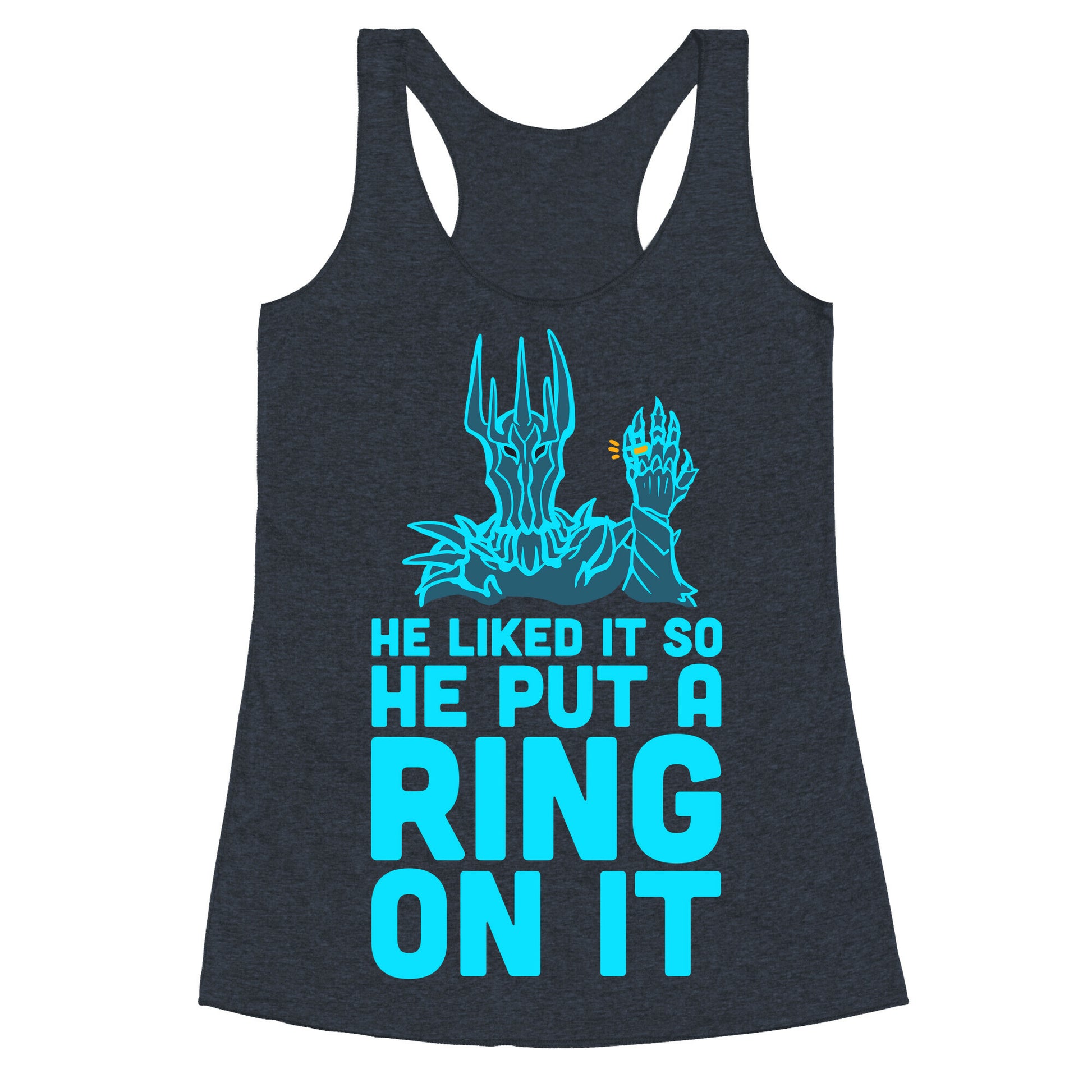 He Liked It So He Put a Ring on It! Racerback Tank