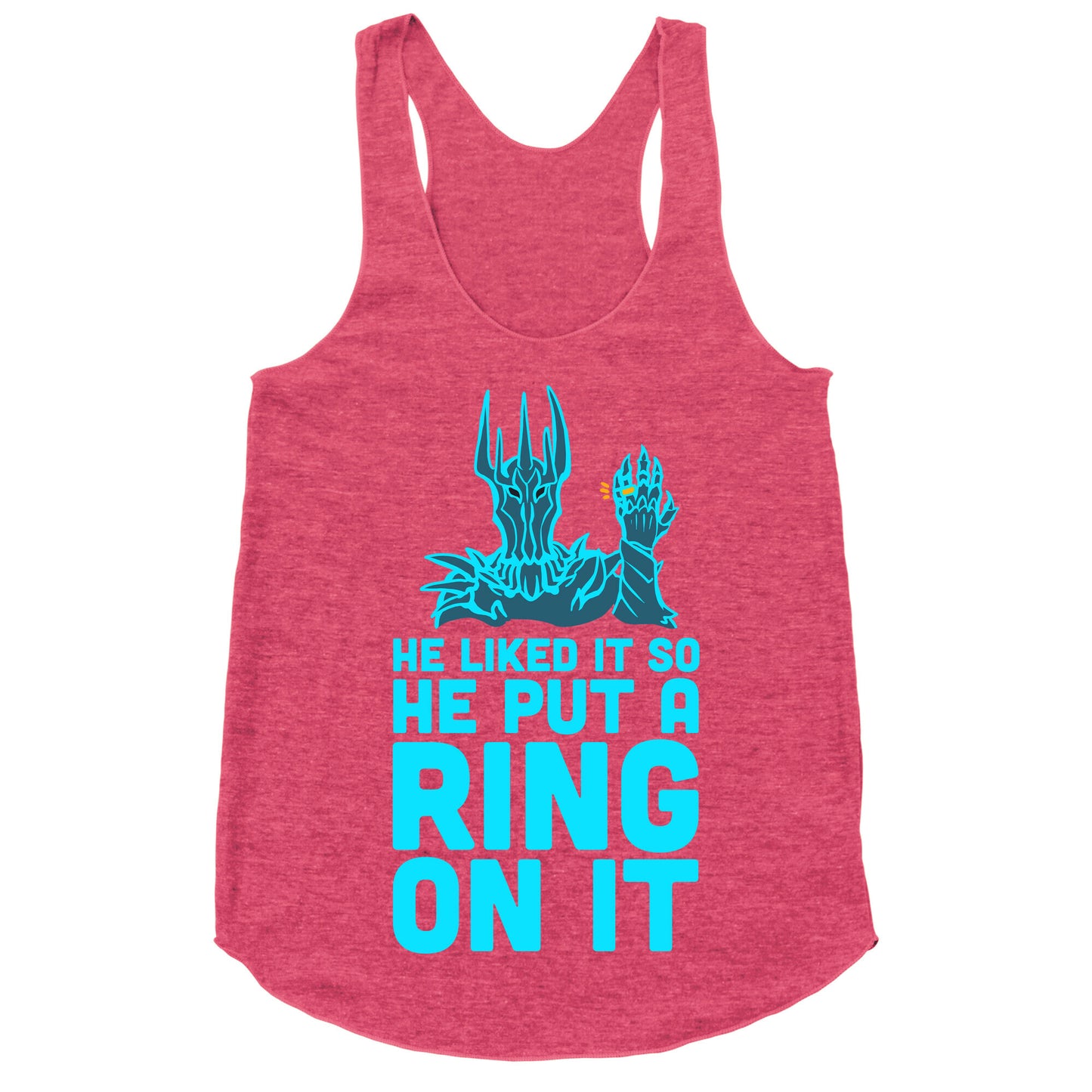 He Liked It So He Put a Ring on It! Racerback Tank