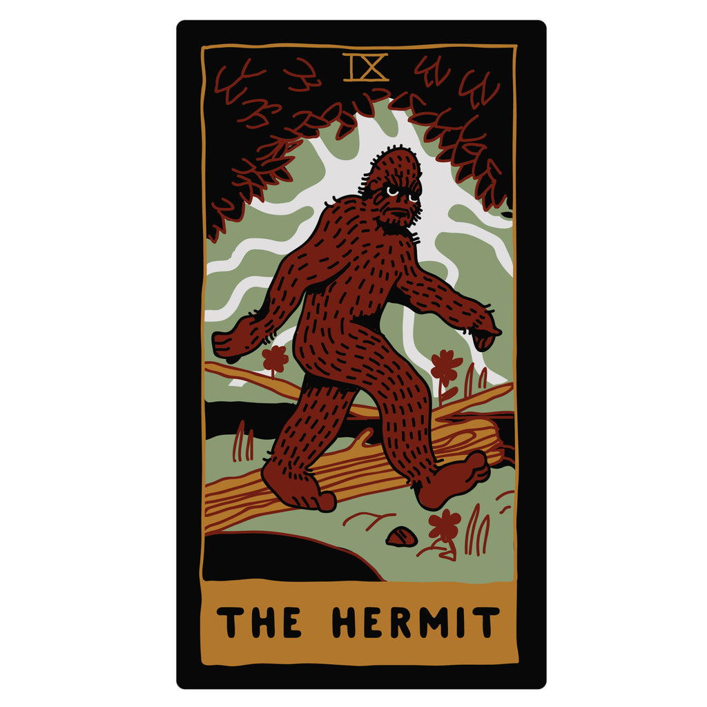 The Hermit (Bigfoot) Sticker