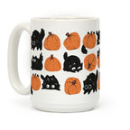 Pumpkin Cats Coffee Mug