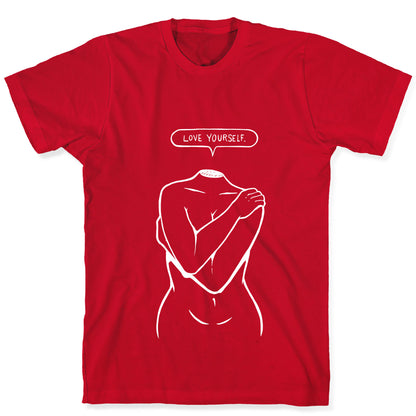 Love Yourself Plus (white) T-Shirt