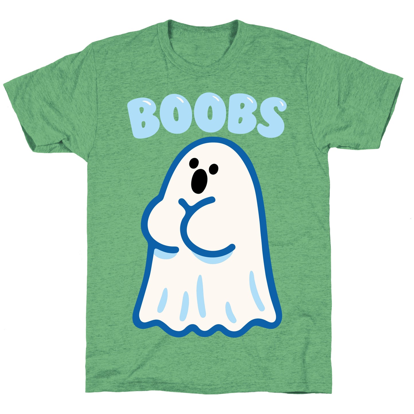 Boobs Ghost Unisex Triblend Tee