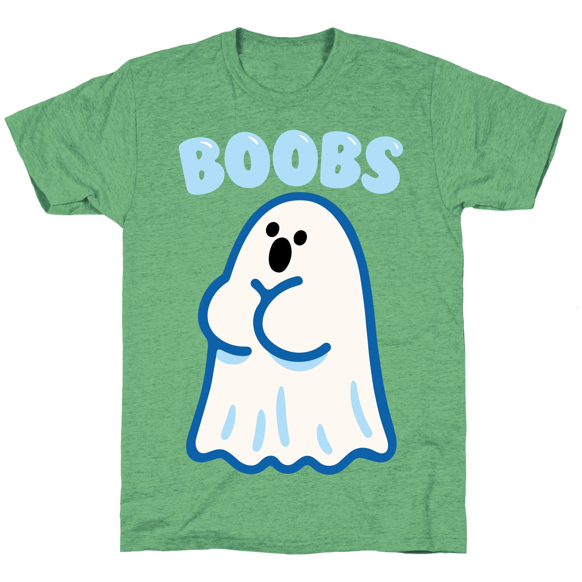 Boobs Ghost Unisex Triblend Tee