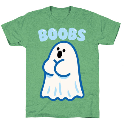 Boobs Ghost Unisex Triblend Tee
